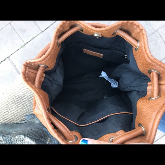 Cross body + handle leather purse - Picture 5 of 5